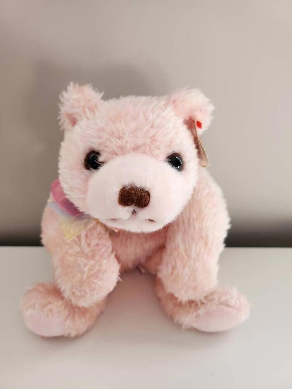 Ty Classics Collection “Sugarplum” the Adorable Pink Bear  (13 inch)